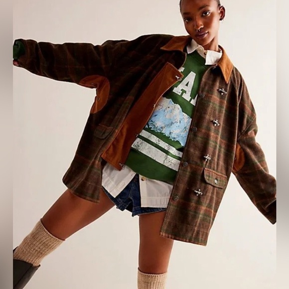 Free People Jackets & Blazers - Free People We The Free Wool Barn Coat